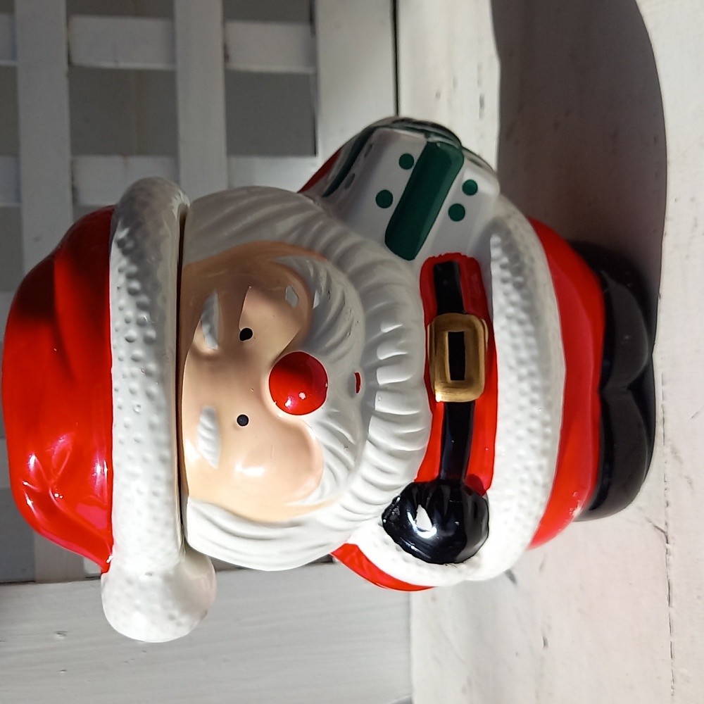 LOOMCO 1994 Ceramic SANTA Cookie Jar